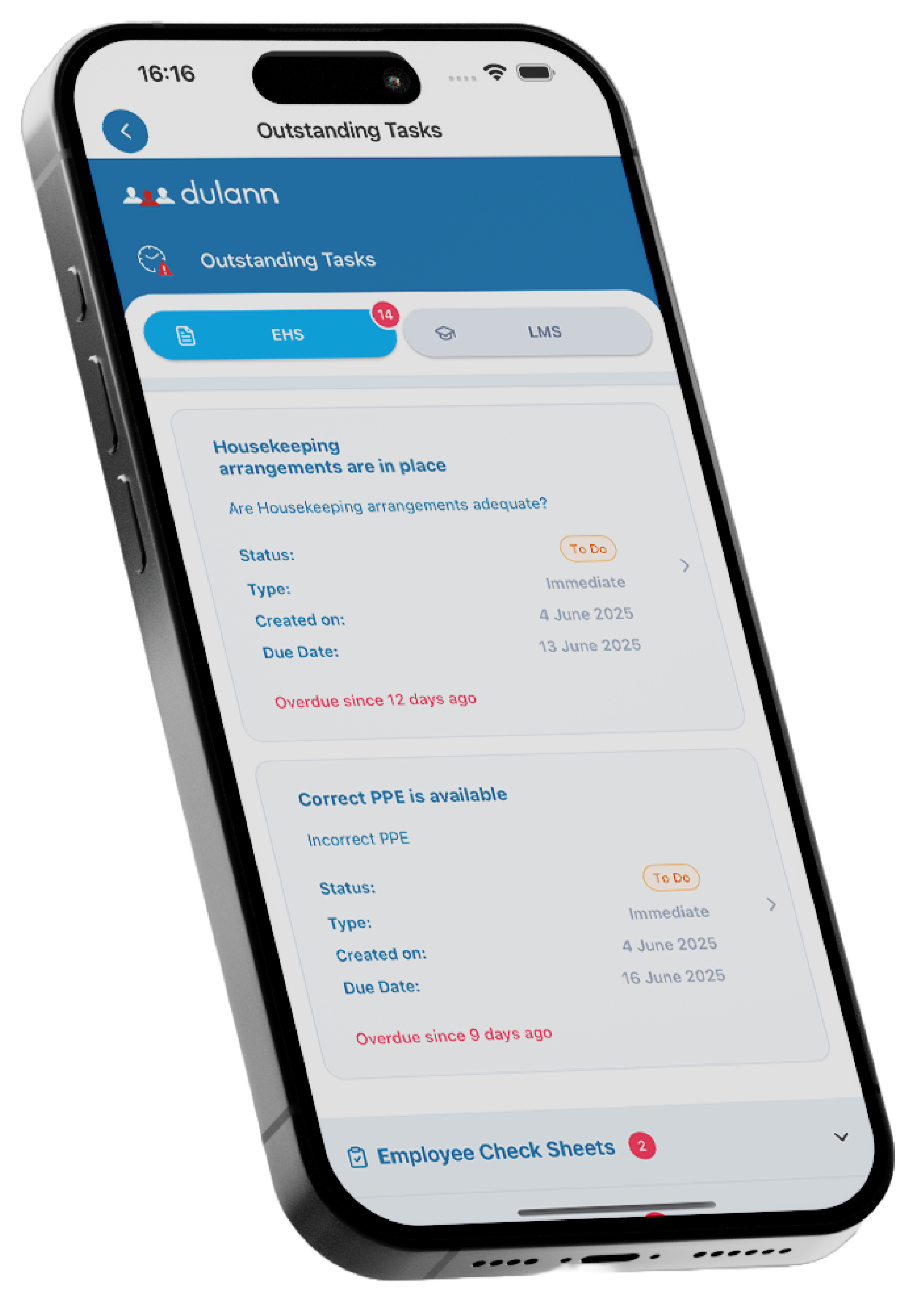Mobile version of our portal
