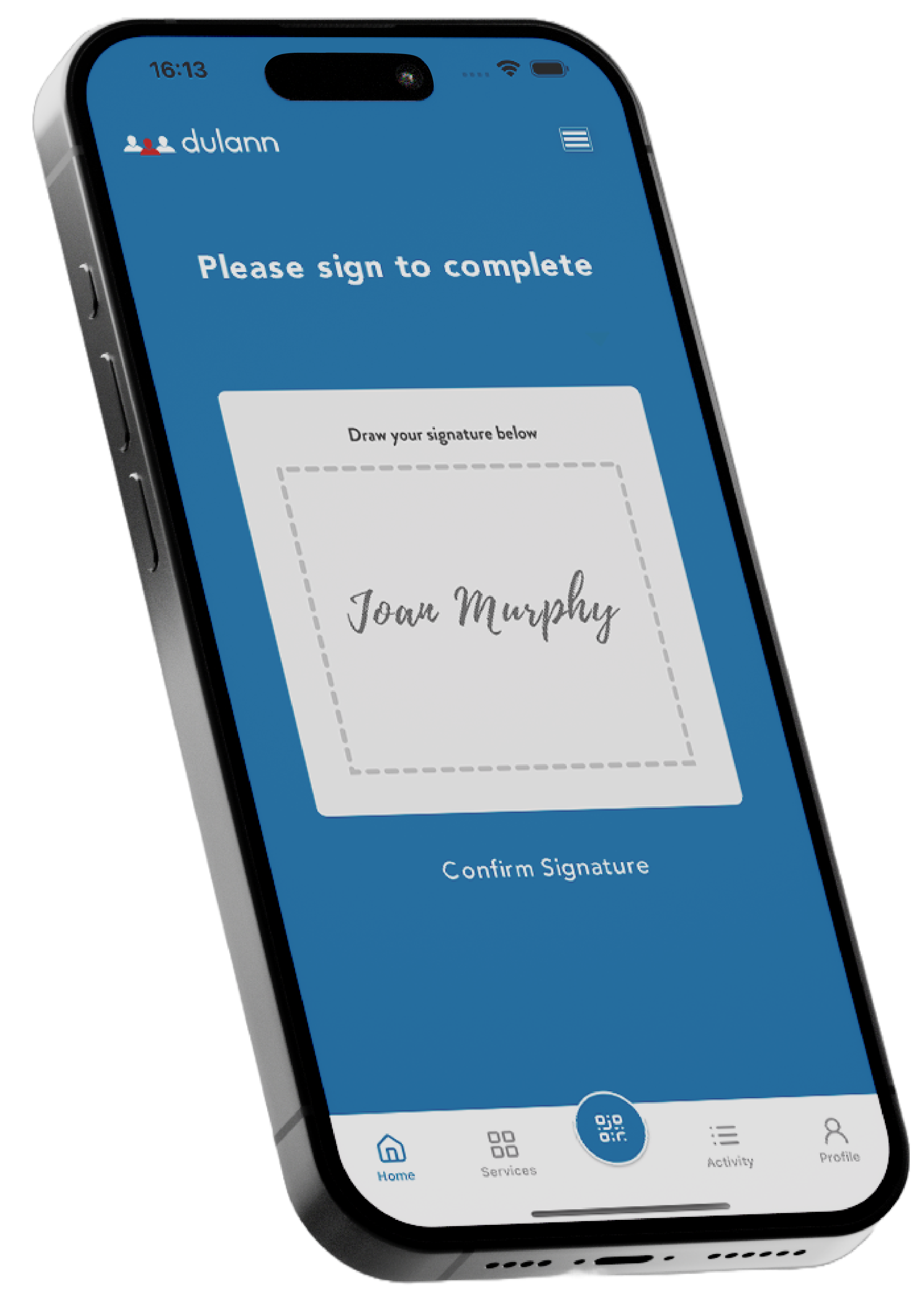 Mobile version of our portal